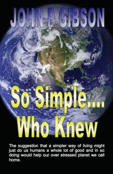 Cover for John P Gibson · So Simple Who Knew (Paperback Book) (2013)