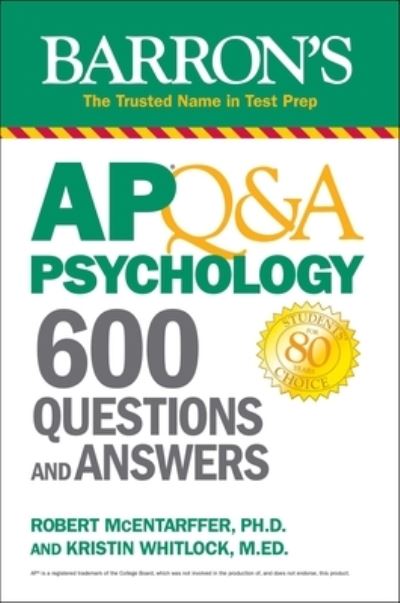 Cover for Robert McEntarffer · AP Q&amp;a Psychology (Book) (2020)