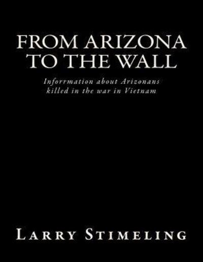 Cover for Larry Stimeling · From Arizona to the Wall (Paperback Book) (2015)