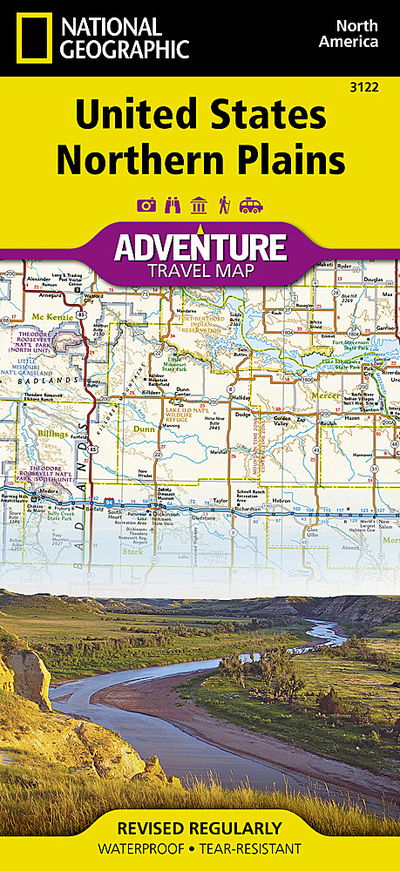 Cover for National Geographic Maps · United States, Northern Plains Adventure Map (Map) [2022nd edition] (2022)