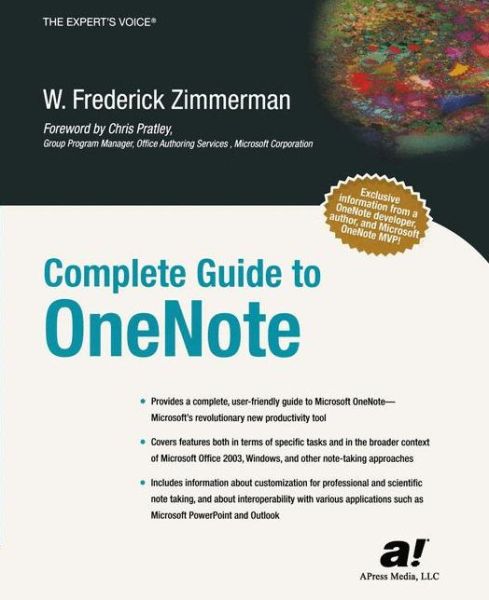 Cover for Scott Zimmerman · Complete Guide to OneNote (Paperback Book) [Softcover reprint of the original 1st edition] (2003)