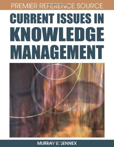 Cover for Murray E. Jennex · Current Issues in Knowledge Management (Premier Reference Source) (Hardcover Book) (2008)