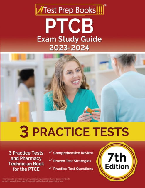 Cover for Joshua Rueda · PTCB Exam Study Guide 2023-2024: 3 Practice Tests and Pharmacy Technician Book for the PTCE [7th Edition] (Paperback Book) (2022)