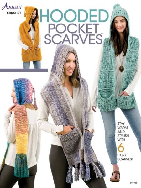 Cover for Annie's Crochet · Hooded Pocket Scarves: Stay Warm and Stylish with 6 Cozy Scarves! (Paperback Bog) (2020)