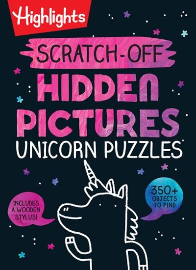Cover for Highlights · Scratch-Off Hidden Pictures Unicorn Puzzles - Highlights Scratch-Off Activity Books (Bog) (2023)