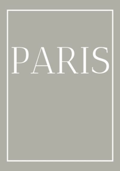 Cover for Contemporary Interior Design · Paris (Paperback Book) (2019)