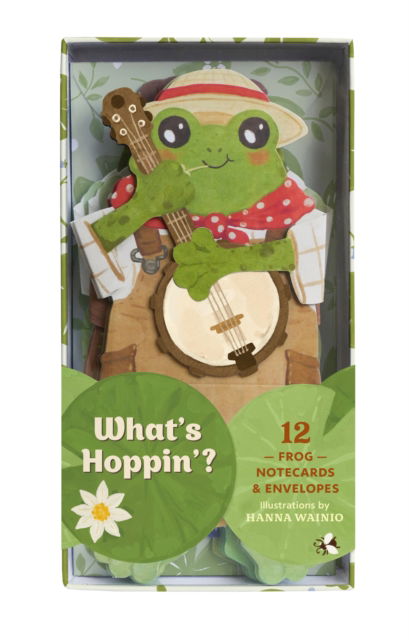 Cover for Chronicle Books · What’s Hoppin’? Notecards: 12 Frog Notecards &amp; Envelopes (Postkarten) (2025)