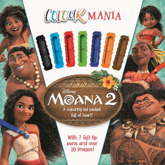 Cover for Walt Disney · Disney Moana 2: Colourmania - From the Movie (Paperback Book) (2024)