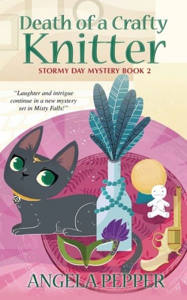 Cover for Angela Pepper · Death of a Crafty Knitter - Stormy Day Mystery (Paperback Bog) (2021)