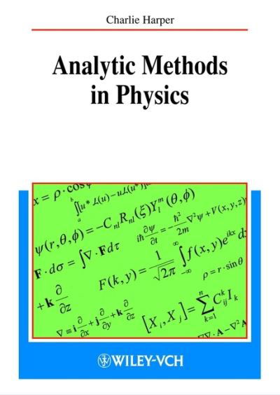 Cover for Charlie Harper · Analytic Methods in Physics (Hardcover Book) (1999)