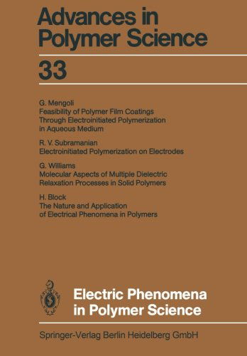 Cover for Akihiro Abe · Electric Phenomena in Polymer Science - Advances in Polymer Science (Pocketbok) [Softcover reprint of the original 1st ed. 1979 edition] (2013)