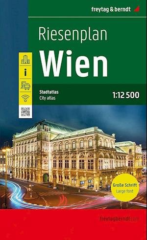 Cover for Freytag + Berndt · Vienna City Atlas 1:12,500 scale (Map) (2022)