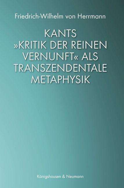 Cover for Herrmann · Kants »Kritik der reinen Vern (N/A)