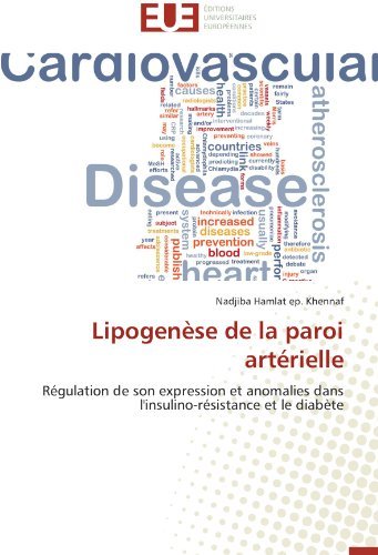 Cover for Nadjiba Hamlat Ep. Khennaf · Lipogenèse De La Paroi Artérielle: Régulation De Son Expression et Anomalies Dans L'insulino-résistance et Le Diabète (Pocketbok) [French edition] (2018)