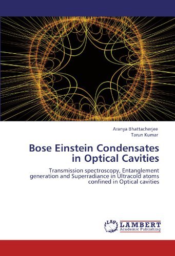 Cover for Tarun Kumar · Bose Einstein Condensates in Optical Cavities: Transmission Spectroscopy, Entanglement Generation and Superradiance in Ultracold Atoms Confined in Optical Cavities (Paperback Book) (2011)