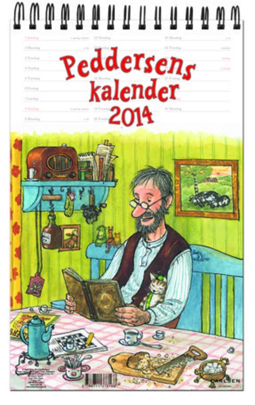 Cover for Sven Nordqvist · Peddersen kalender 2014 (Spiral Book) [1.º edición] (2013)