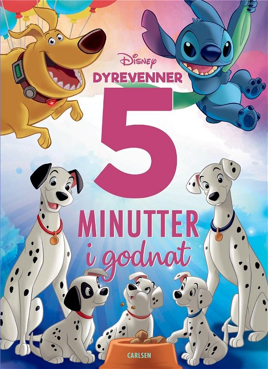 Fem minutter i godnat: Fem minutter i godnat - Disney dyrevenner - Disney - Boeken - CARLSEN - 9788727007168 - 24 mei 2022