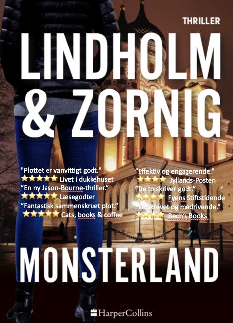 Tessa og Adam bind 2: Monsterland - Mikael Lindholm og Lisbeth Zornig - Bøker - HarperCollins - 9788771918168 - 15. mars 2021