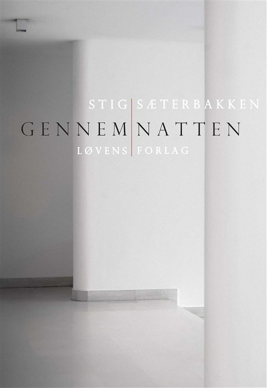Cover for Stig Sæterbakken · Gennem natten (Hæftet bog) [1. udgave] (2015)