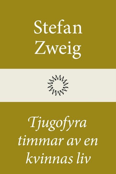 Cover for Stefan Zweig · Tjugofyra timmar av en kvinnas liv (Innbunden bok) (2022)
