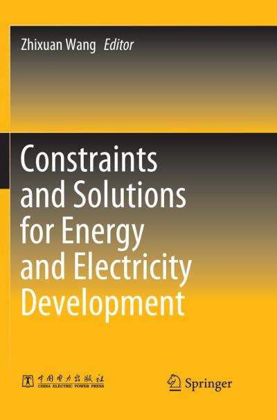 Cover for Constraints and Solutions for Energy and Electricity Development (Paperback Book) [Softcover Reprint of the Original 1st 2019 edition] (2019)