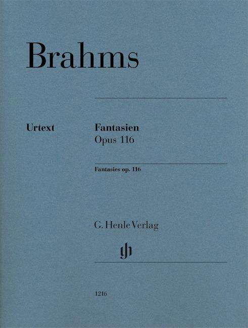 Cover for Brahms · Fantasien op. 116 für Klavier zu (Book) (2018)