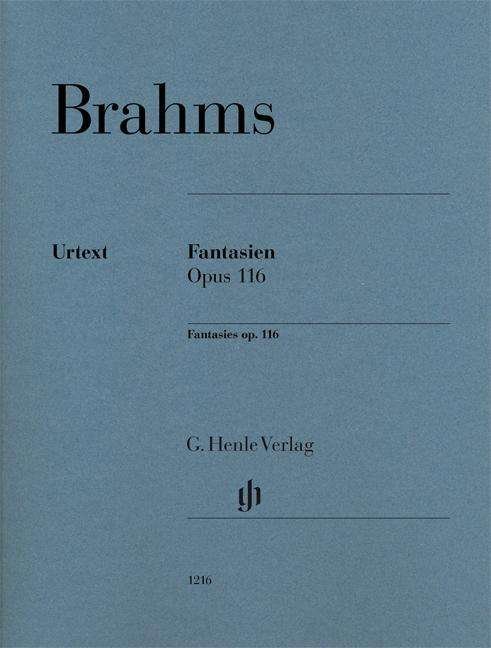 Fantasien op. 116 für Klavier zu - Brahms - Boeken - SCHOTT & CO - 9790201812168 - 6 april 2018