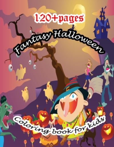 Cover for Nicky And Jerry · Fantasy Halloween Coloring Book for Kids (Taschenbuch) (2020)