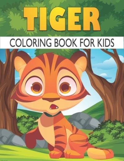 Cover for Rr Publications · Tiger Coloring Book For Kids (Paperback Book) (2021)