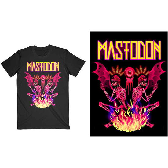 Cover for Mastodon · Mastodon Unisex T-Shirt: Double Brimstone Neon (T-shirt)