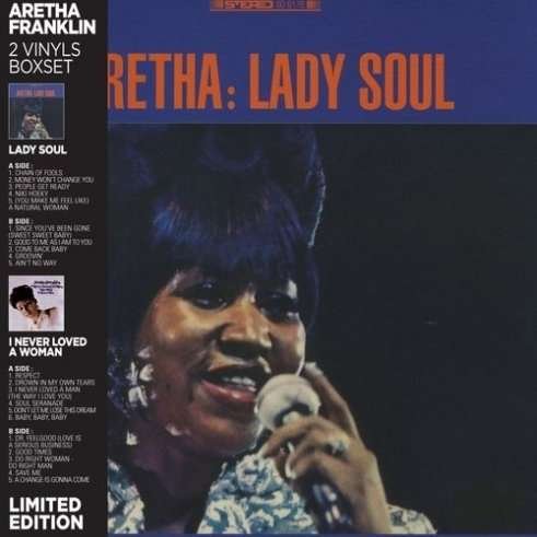Cover for Aretha Franklin · Lady Soul/i Never Loved a Woman (LP) (2017)