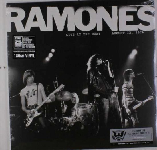 Cover for Ramones the · Live at the Roxy August 12, 19 (LP) (2017)