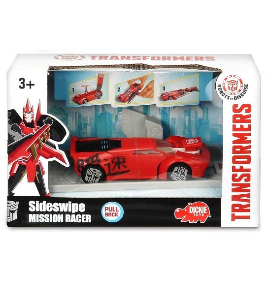 Transformers - Mission Racer Con Bracciale Elastico Collezionabile E Lanciatore 11 Cm Sideswipe - Transformers - Merchandise - Dickie Spielzeug - 4006333050169 - 