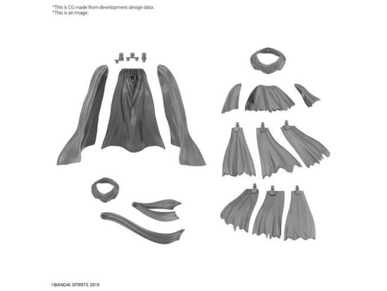 Cover for 30mm · 30MM - 1/144 Option Parts Set 14 (Multi Cloth) - M (Zabawki) (2024)