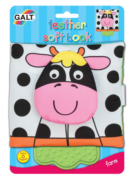 Cover for Galt · Teether Soft Book - Farm (31005228) (Zabawki)