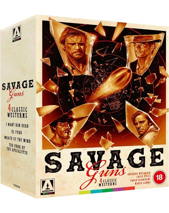Savage Guns - Four Classic Westerns Volume 3 Limited Edition - Paolo Bianchini - Elokuva - Arrow Films - 5027035026169 - maanantai 11. joulukuuta 2023