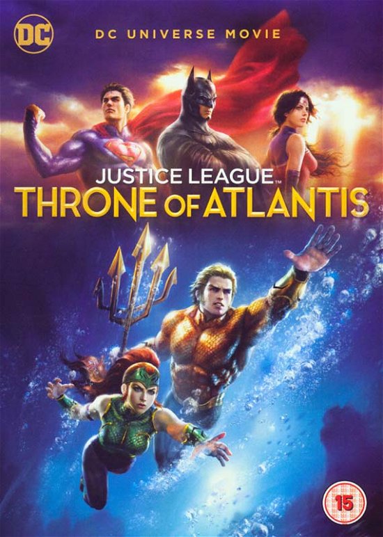Cover for Jl Throne of Atlantis Dvds · Justice League: Throne Of Atlantis (DVD) (2018)
