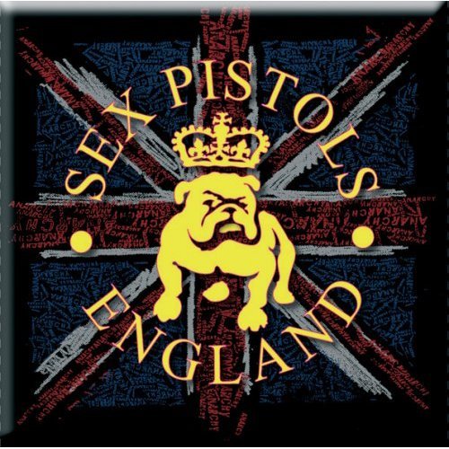 The Sex Pistols Fridge Magnet: Bull Dog & Flag - Sex Pistols - The - Fanituote - Live Nation - 182476 - 5055295308169 - perjantai 17. lokakuuta 2014