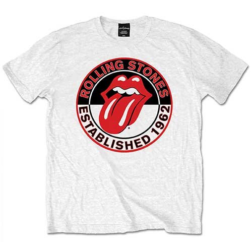 Cover for The Rolling Stones · The Rolling Stones Unisex T-Shirt: Est. 1962 (T-shirt) [size S] [White - Unisex edition]