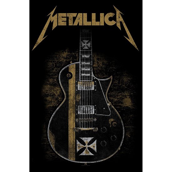 Metallica Textile Poster: Hetfield Guitar - Metallica - Marchandise -  - 5055339750169 - 