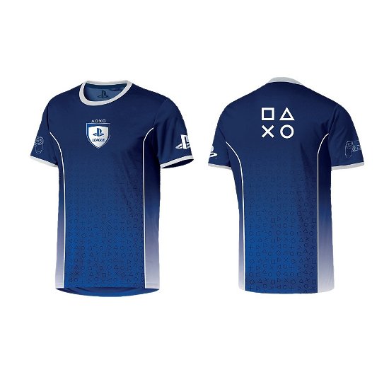 T-shirt Esport Jersey Playstation Sy - Playstation - Merchandise -  - 5056118020169 - 7. februar 2019