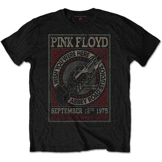 Cover for Pink Floyd · Pink Floyd Unisex T-Shirt: WYWH Abbey Road Studios (T-shirt) [size S] [Black - Unisex edition]