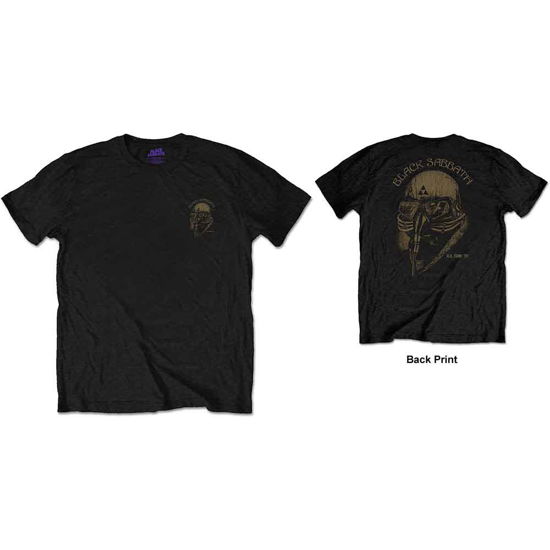 Cover for Black Sabbath · Black Sabbath Unisex T-Shirt: US Tour 78 (Back Print / Retail Pack) (T-shirt) [size M] [Black - Unisex edition]