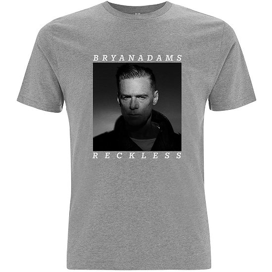 Cover for Bryan Adams · Bryan Adams Unisex T-Shirt: Reckless (T-shirt) [size S] [Grey - Unisex edition] (2021)