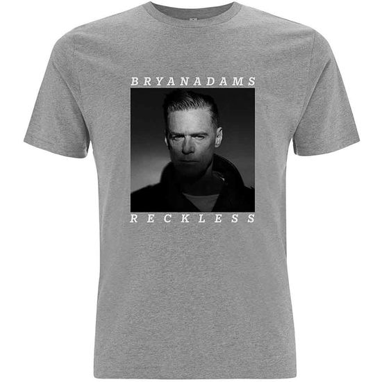 Cover for Bryan Adams · Reckless (T-shirt) [size S] [Grey - Unisex edition] (2021)