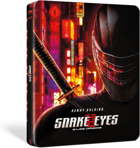 Cover for Gi Joe Snake Eyes Uhd BD Steelbook · GI Joe Snake Eyes Limited Edition Steelbook (4K Ultra HD) (2021)