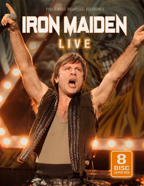 Live / Public Broadcasts - Iron Maiden - Musiikki - LASER MEDIA - 6583812458169 - perjantai 23. kesäkuuta 2023