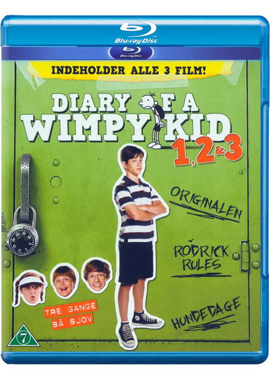 Cover for Diary of a Wimpy Kid 1-3 · Diary Of A Wimpy Kid 1-3 (Blu-ray) (2013)