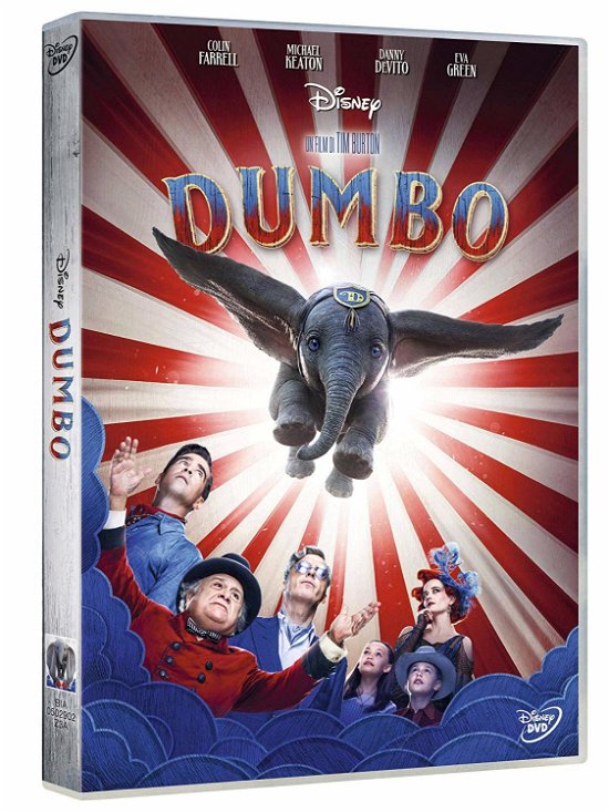 Cover for Dumbo (Live Action) (DVD) (2019)