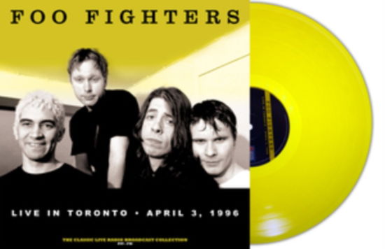 Cover for Foo Fighters · Live in Toronto 1996 (Yellow Vinyl) (LP) (2023)